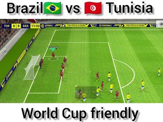 Brazil vs Tunisia world Cup friendly match.