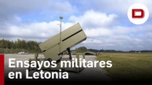 Los militares españoles hacen ensayos en Letonia