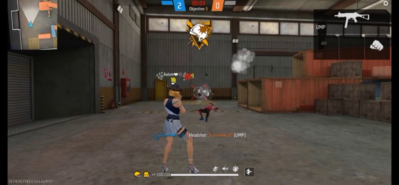 Lone wolf mode full gameplay 1vs1 || free fire op headshot