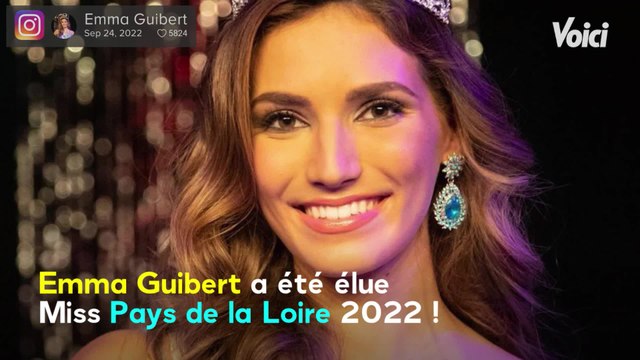 Voici - Miss France 2023 : qui est Emma Guibert, élue Miss Pays de la Loire 2022 ?