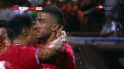 محمد عبد المنعم يسجل الهدف الثانى لمنتخب مصر في شباك ليبيريا