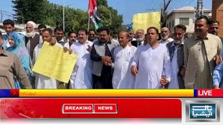 Protest Against The Obscene Speech Of PM Jammu & Kashmir In Kotli District
