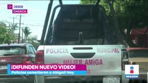 Sale a la luz nuevo video de la detención de Abigail Hay Urrutia horas antes de morir en Oaxaca