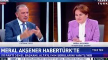 Meral Akşener, Sedat Bucak sorusuna 20 saniyede 10 defa 