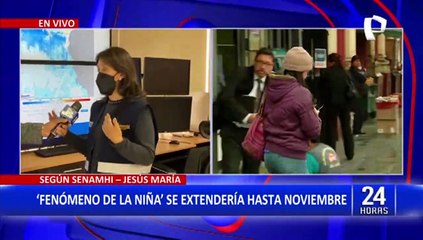 Senamhi: "Fenómeno de La Niña" continuaría hasta noviembre
