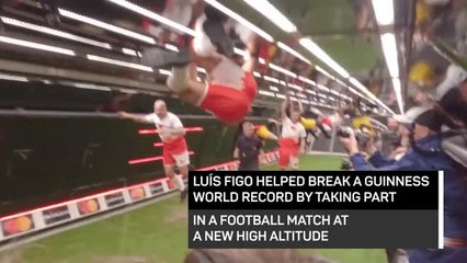 Figo helps break Guinness World Record