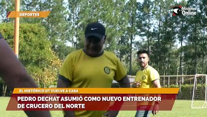 Pedro Dechat asumió como nuevo entrenador de Crucero del Norte