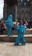 Funny Video street performers at Birmingham Commonwealth game 2022