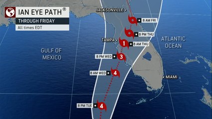 Here's where Ian is expected to cause the most problems in Florida