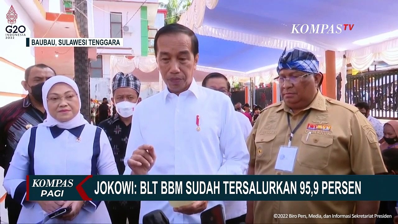 Jokowi Sebut 19,7 Juta Orang Sudah Terima BLT BBM - Video Dailymotion