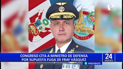 Congreso: Presentan moción para invitar al ministro de Defensa por caso "Lay Vásquez"