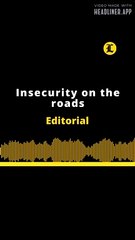 Editorial en inglés: Insecurity on the roads