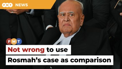 ​​Judge in Zahid’s case right to use Rosmah verdict, says Sri Ram