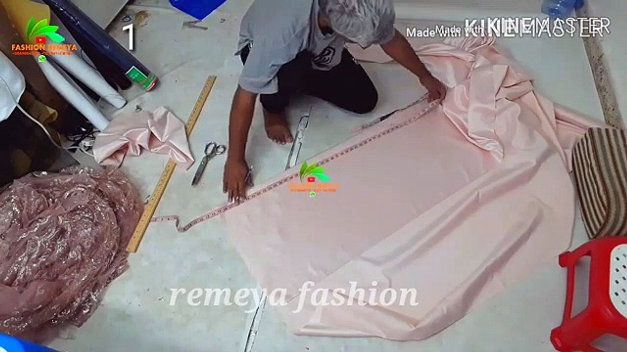 Ball gown cutting secrets first time on dailymotion platform / Ball gown cutting secrets / how to Ball gown cutting and stitching secrets /Learn how to cutting and stitching petticoat at home | Pattern making / Secret cutting method  ballgown कटिंग कैसे