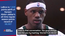 It's 'super dope' to be in NBA scoring record conversation - LeBron