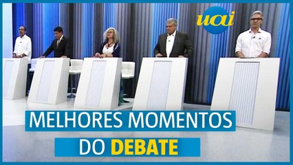 Melhores momentos do debate da Globo com candidatos ao governo de MG