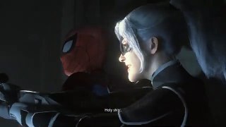 Spider man and black cat in Resident evil 3 gameplay