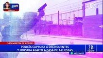 SMP: PNP captura a extranjeros y frustra robo en casa de apuestas