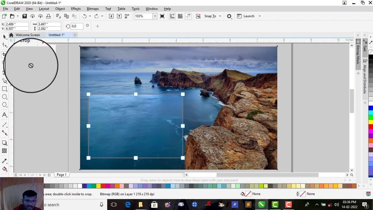 HOW TO USE CROP TOOL IN CORELDRAW - USE OF CROP TOOL - CORELDRAW TUTORIALS
