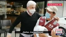 Padre de alcalde de Miguel Hidalgo amenaza con cuchillo a verificador