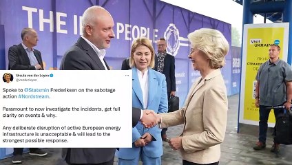 La UE responderá "lo más fuerte posible" en caso de sabotaje en el gaseoducto