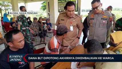 Dana BLT Warga Blora yang Dipotong  Akhirnya Dikembalikan