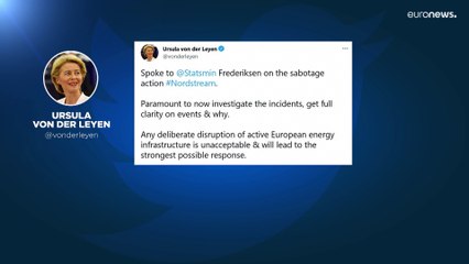 الاتحاد الأوروبي يتحدث عن عملية "تخريب" استهدفت خطي أنابيب "نورد ستريم" للغاز