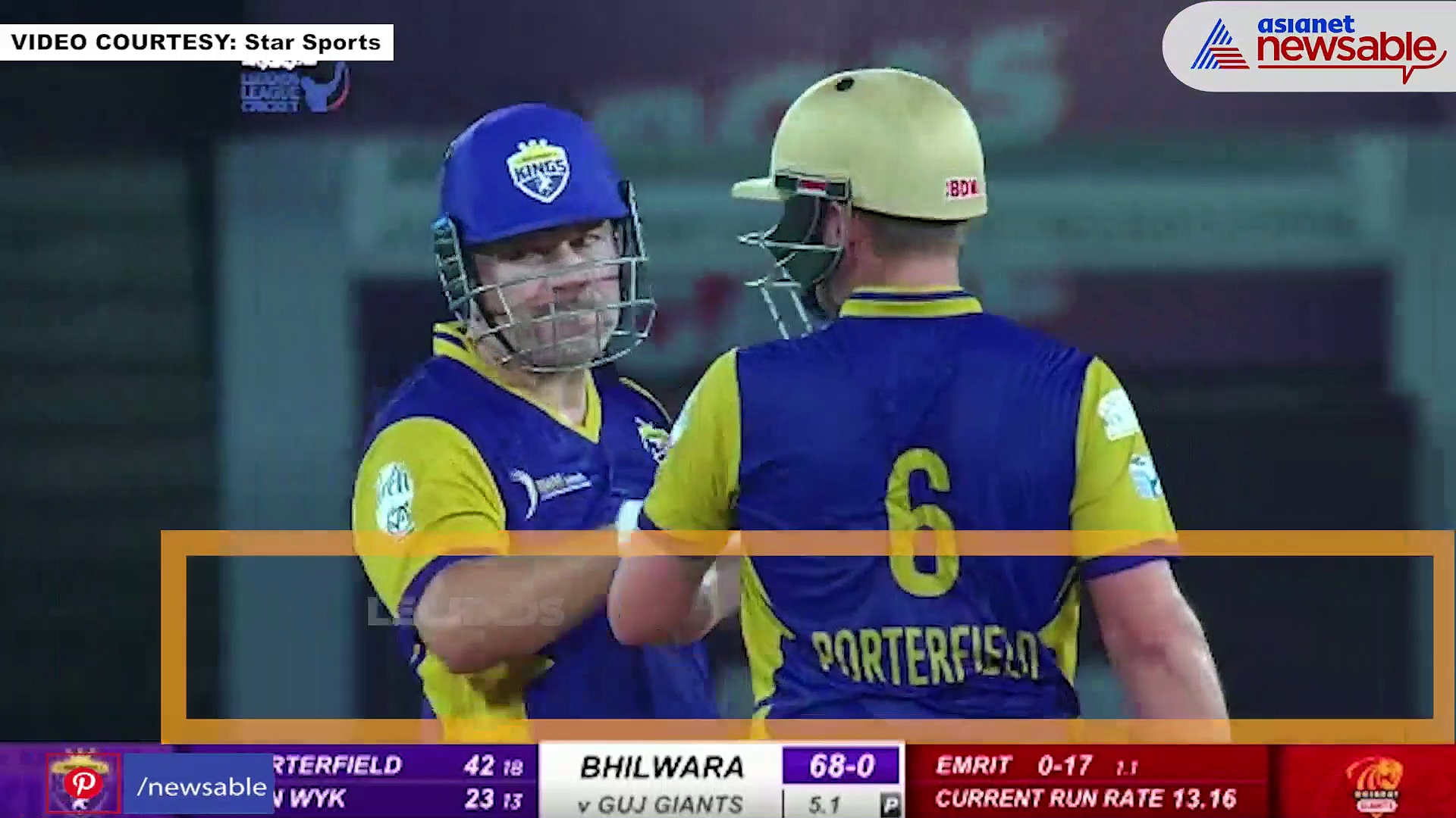 LLC 2022 Highlights: Bhilwara Kings produce royal show to trounce Gujarat Giants