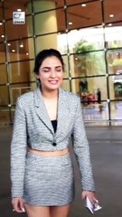 जैस्मिन भसीन एयरपोर्ट पर काफी कूल अंदाज में आयी नजर