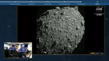 NASA uzay aracı DART'ın Dünya'dan 11 milyon kilometre uzaklıktaki asteroide çarpma anı canlı görüntülendi