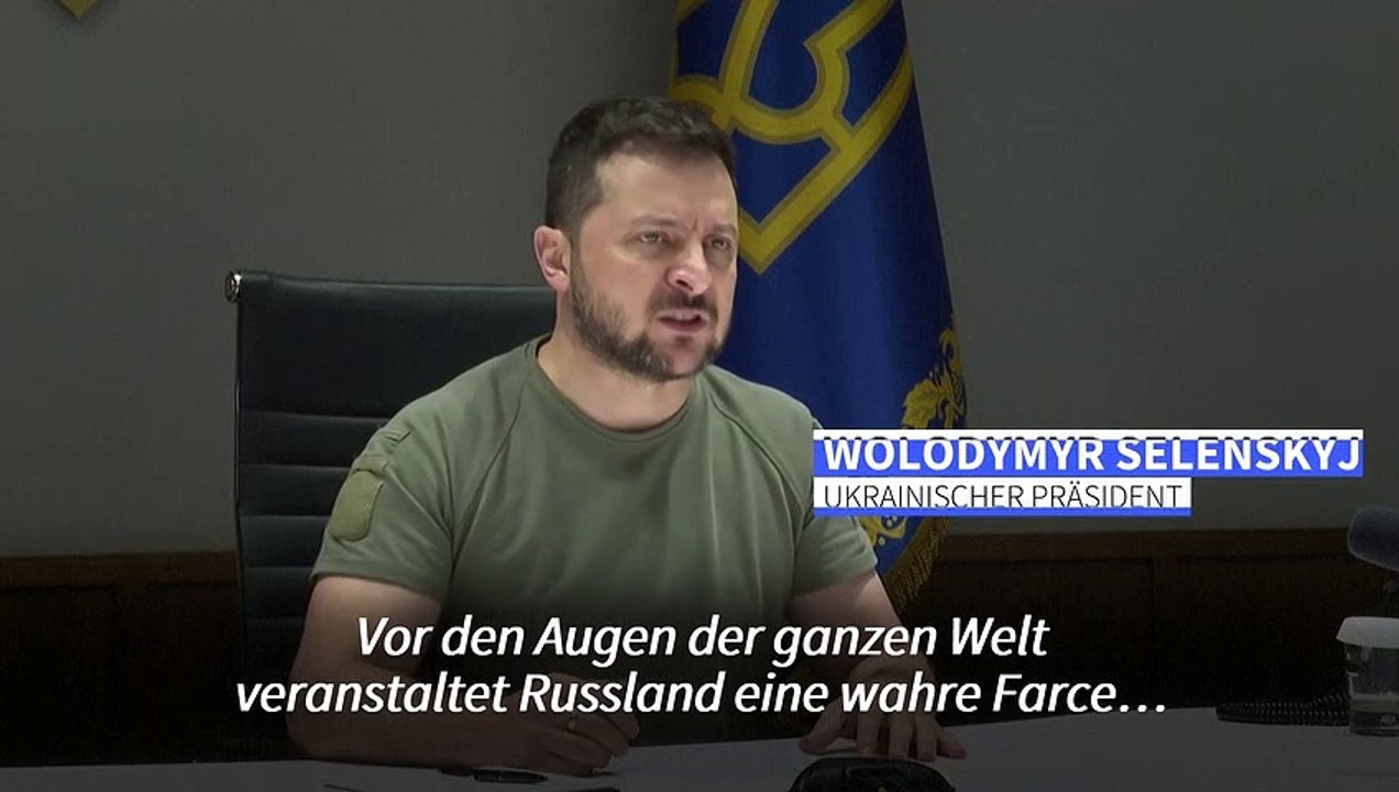 Selenskyj: 'Ergebnisse des Pseudo-Referendums im Voraus ausgelost'