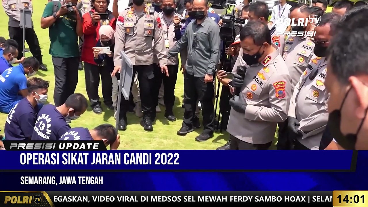 PRESISI UPDATE 14.00 WIB : Polda Jateng Ungkap 332 Kasus Curanmor