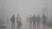 Edirne'de yoğun sis: Şehir gözden kayboldu