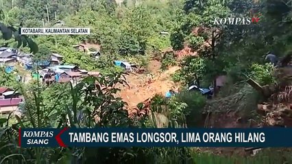 Video herunterladen: Akses Jalan Sulit, 5 Korban Longsor Tambang Emas di Kotabaru Masih Belum Ditemukan