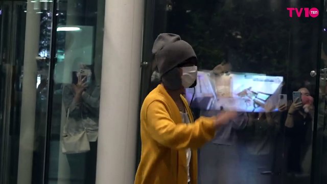 BTS V Arriving at Starry Night Radio Show!