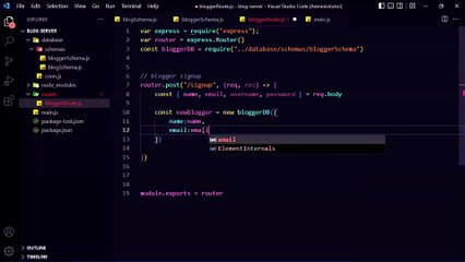 Rest Api with express js | user signup with nodejs  part 3