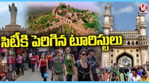 Public Show Interest On Tourist Ports In Hyderabad | V6 News