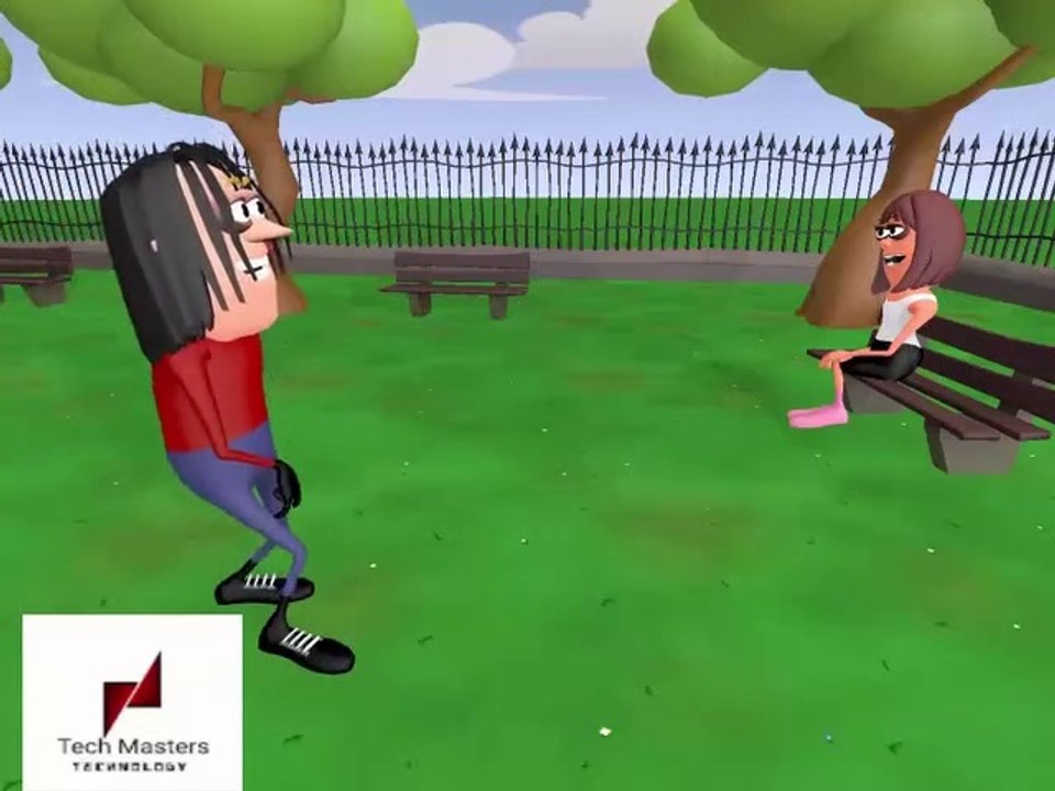 3d funny dance video