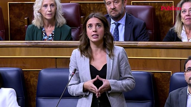Rapapolvo de Irene Montero al PP: Quienes ponen en riesgo los derechos de las mujeres son los machistas, no las personas trans