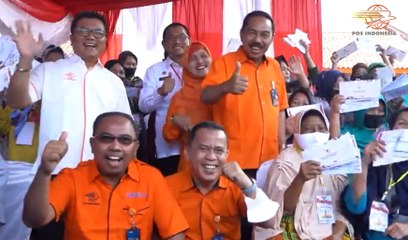 PT Pos Bandarlampung Salurkan BLT BBM Sudah Hampir 90 Persen