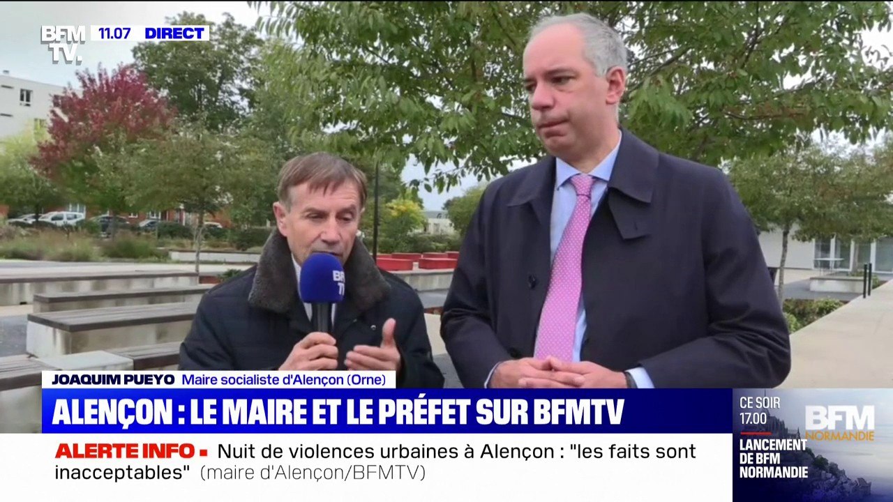 Nuit de violences urbaines à Alençon: pour le maire, "les faits sont inacceptables"