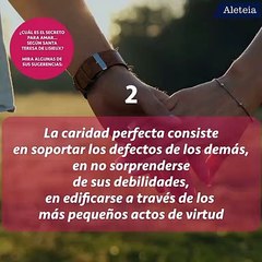 El secreto del amor según Santa Teresita