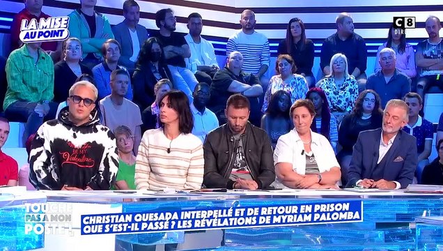 Révélations sur le retour en prison de Christian Quesada dans Touche pas à mon poste , C8