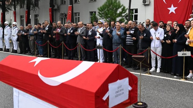 Şehit Sözleşmeli Er Enes Bıyık için tören