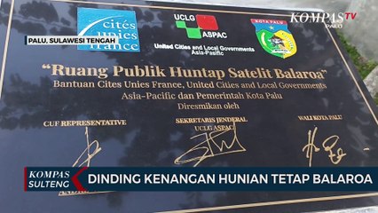 Dinding Kenangan Hunian Tetap Balaroa