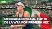 Giuliana Olmos se convierte en la primer tenista mexicana dentro del top ten de la WTA