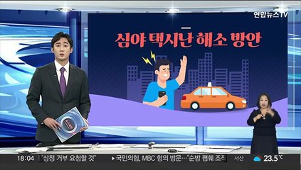 [그래픽뉴스] 심야 택시난 해소 방안