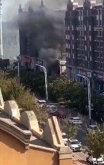 حريق كبير في مطعم في الصين