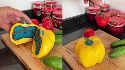 'Realistic Cake' artist shows off her yellow pepper cake