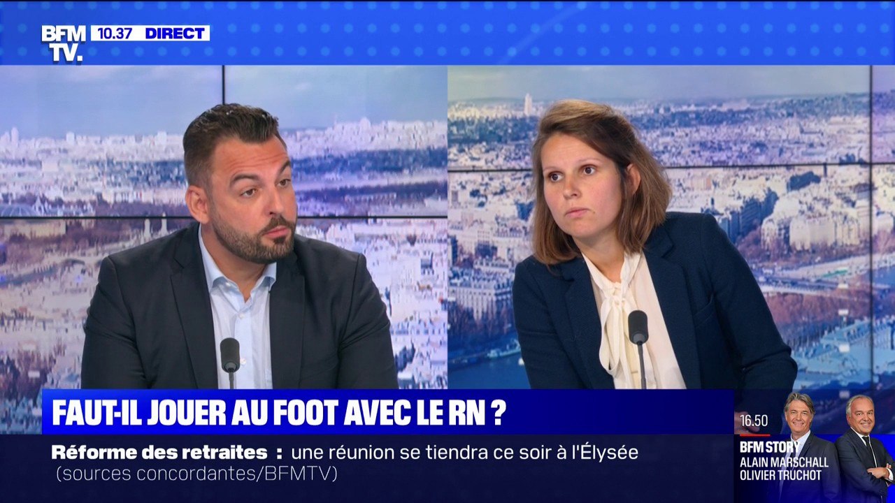 Emmanuel Blairy (RN) interpelle Marie Lebec (Renaissance) sur le refus de certains députés de jouer au foot avec le RN